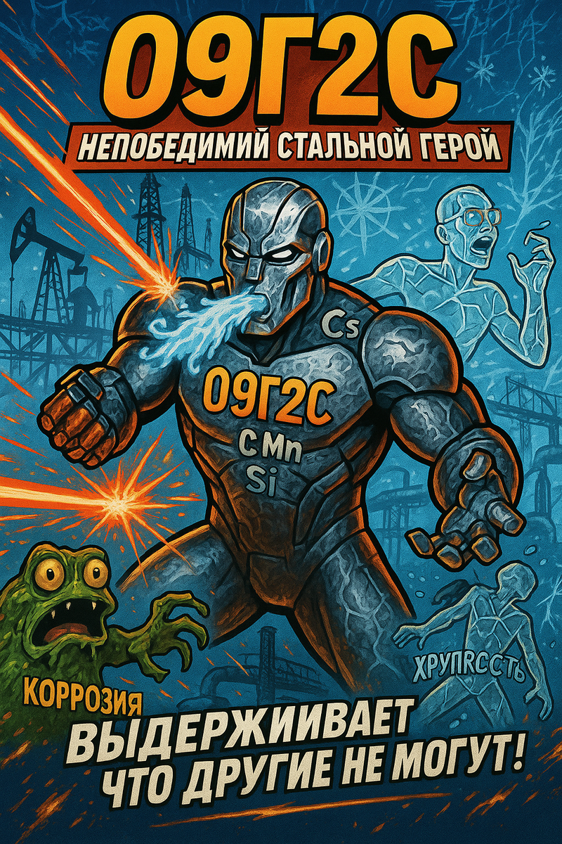 если бы сталь 09Г2С был супергероем