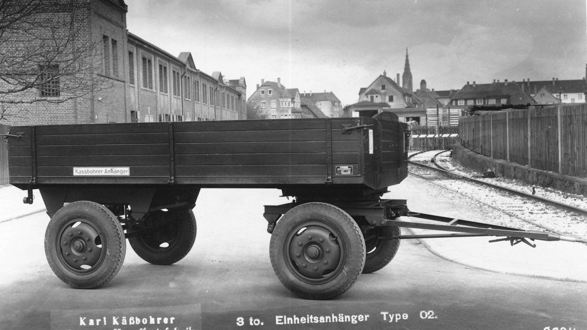 3-тонный прицеп Einheitsanhänger E 3, 3t, offen, послуживший основой для Sd.Ah.Ost 1,5t.