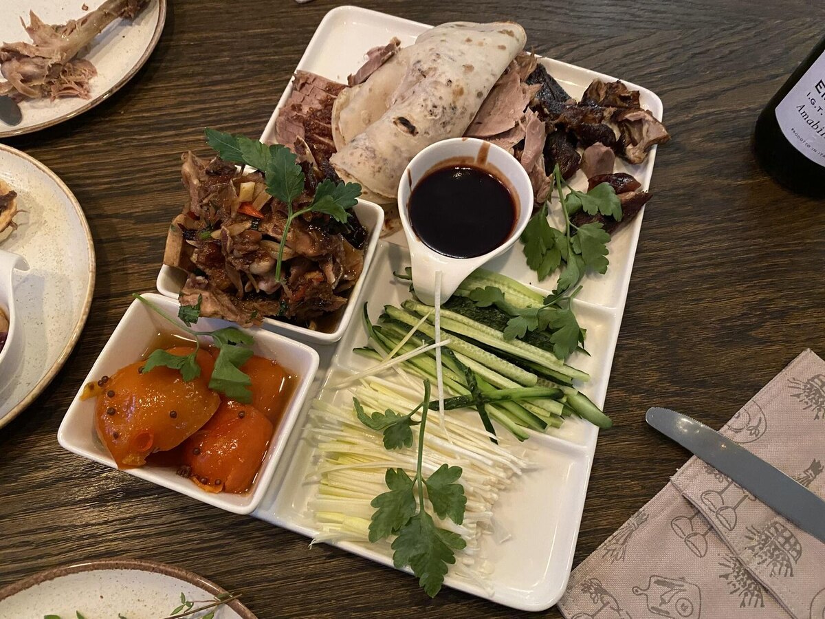 Утка в азиатском стиле. Фото автора