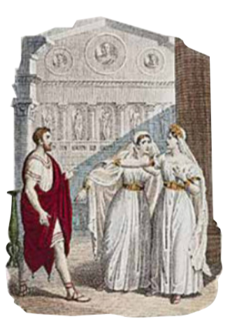 Джудитта Паста, Доменико Донцелли и Джулия Грязи в опере «Норма» (Театр Ла Скала , Милан, 1831)