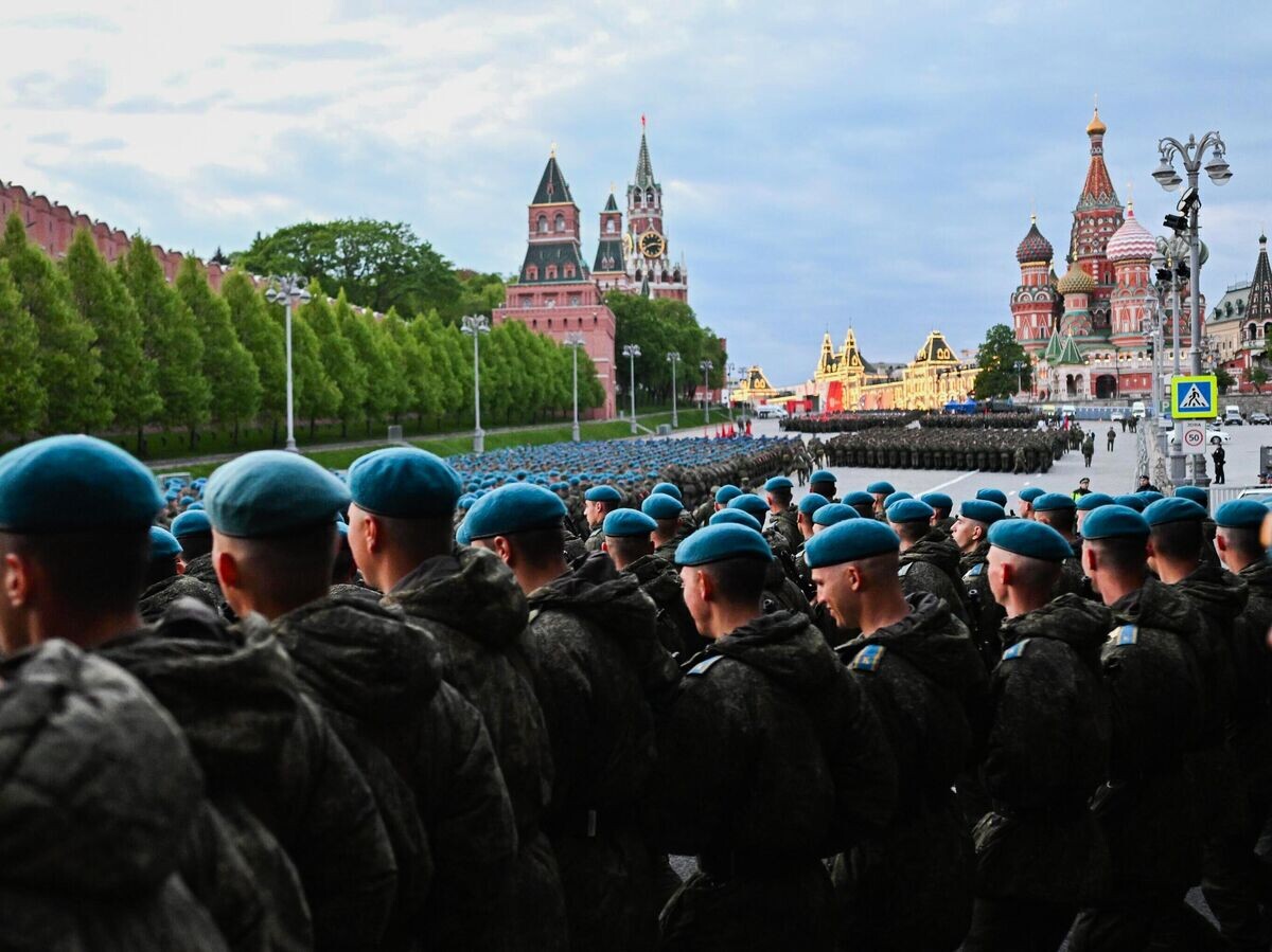    Репетиция парада в честь 80-й годовщины Победы в Великой Отечественной войне© РИА Новости / Сергей Бобылев