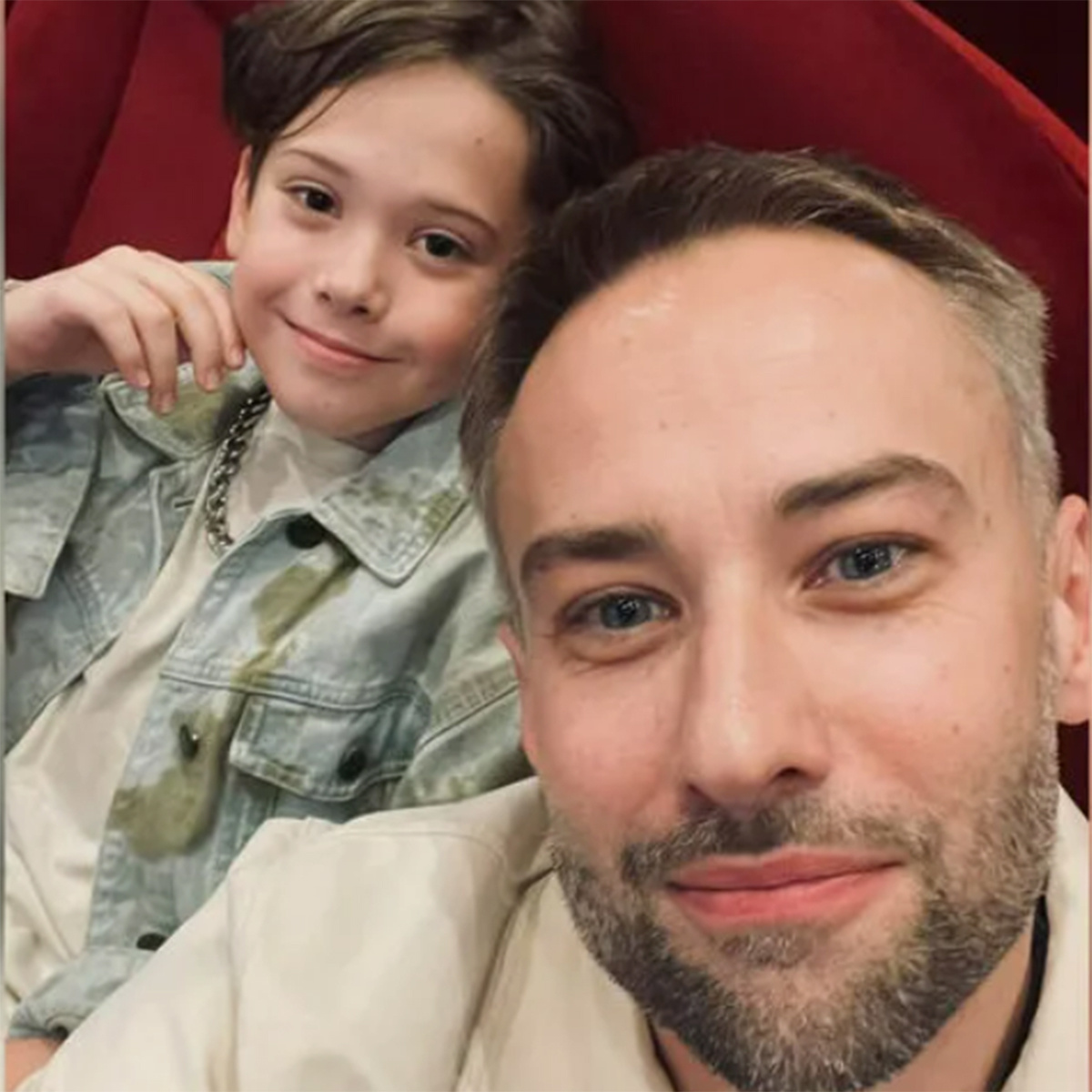 Дмитрий Шепелев с сыном Платоном. Фото: соцсети Дмитрия Шепелева