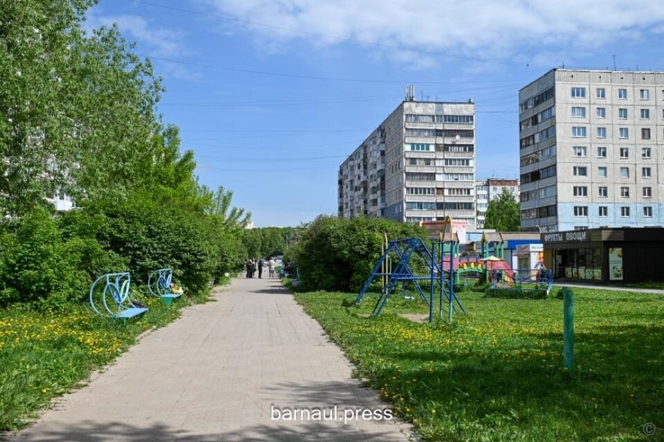    Сиреневый бульвар в Барнауле. Источник: barnaul.org