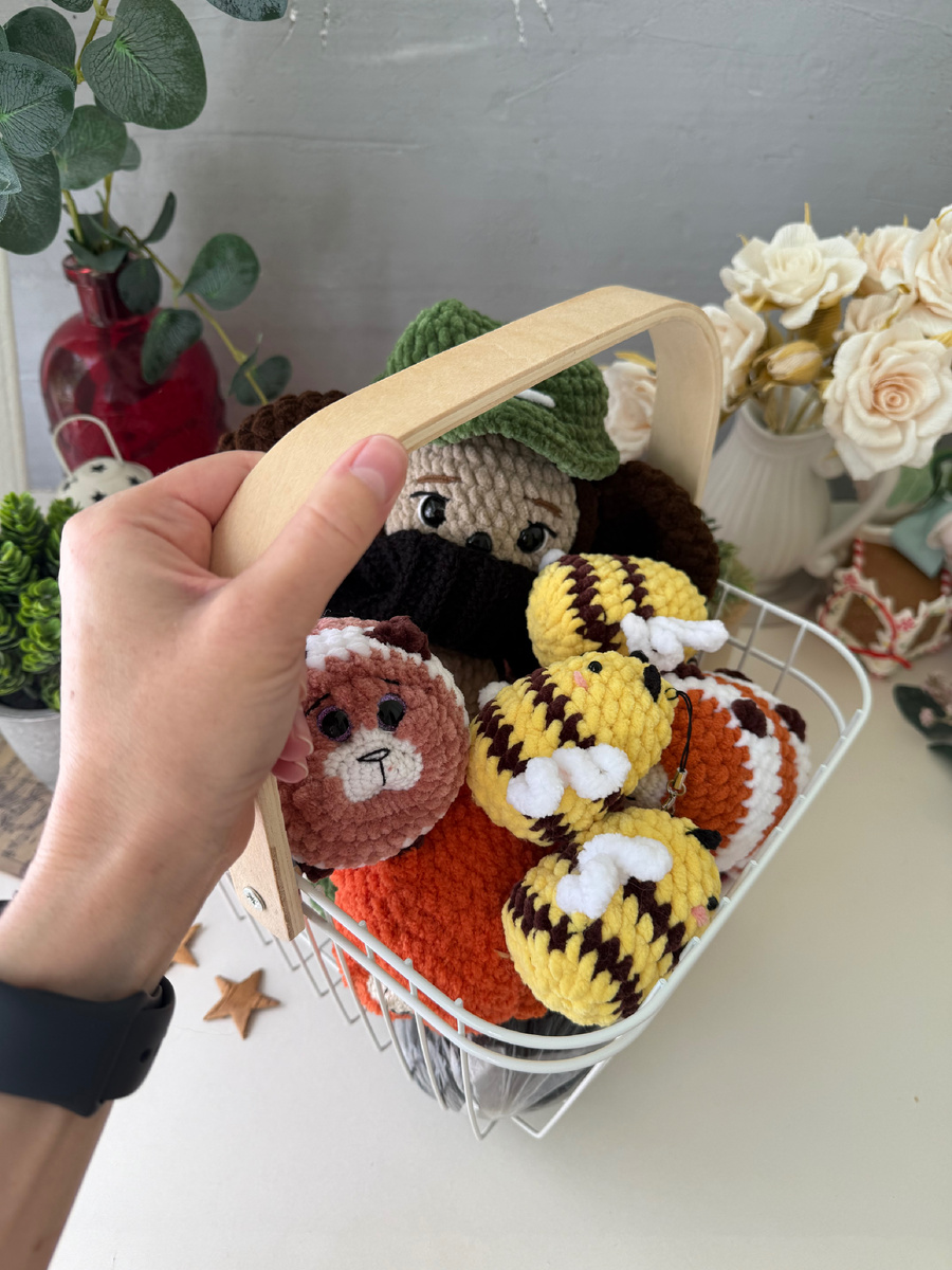 Корзина для готовых игрушек 