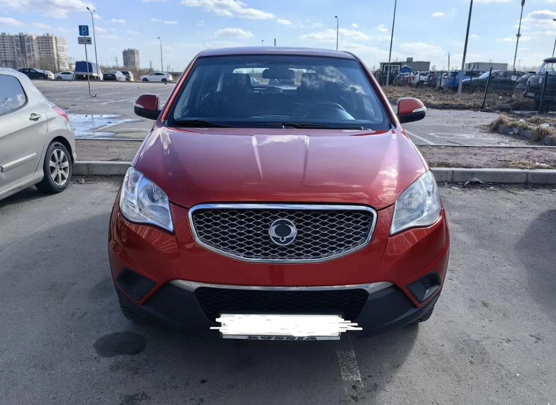 Мой SsangYong Actyon, вид спереди