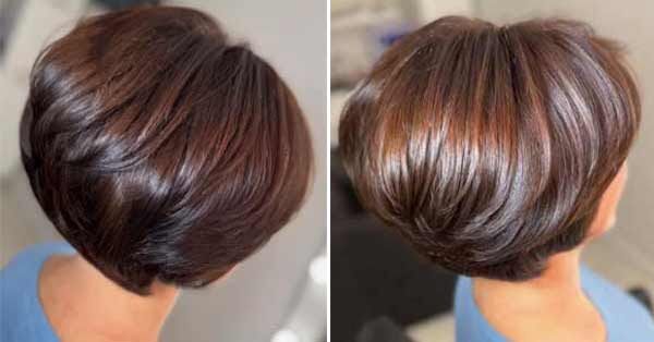 Стрижка Каскадный боб-капля