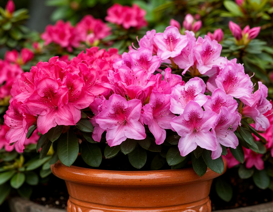 цветущая азалия