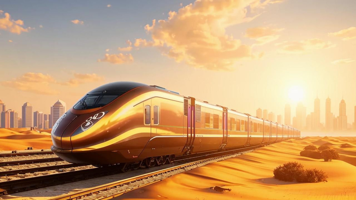    Железная дорога в ОАЭ: все эмираты на одной ветке за 57 минут!