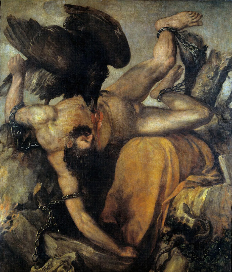 Наказание Тития. В. Тициан, ок. 1565 г.