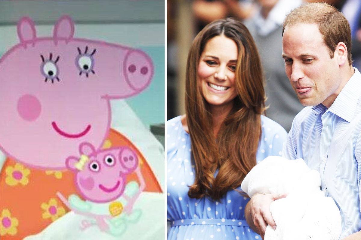     Мама Свинки Пеппы родила дочь в той же больнице, где появились все дети Кейт Миддлтон