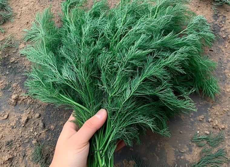 Сорт укропа Гладиатор. Фото: Создано в Midjourney © URA.RU