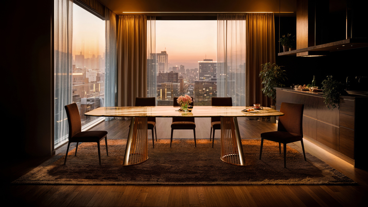 Обеденный стол Golden gate, Бренд: Milanohoum