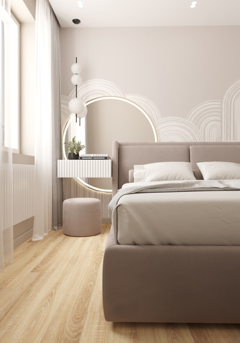 Пример дизайна спальни из моего проекта