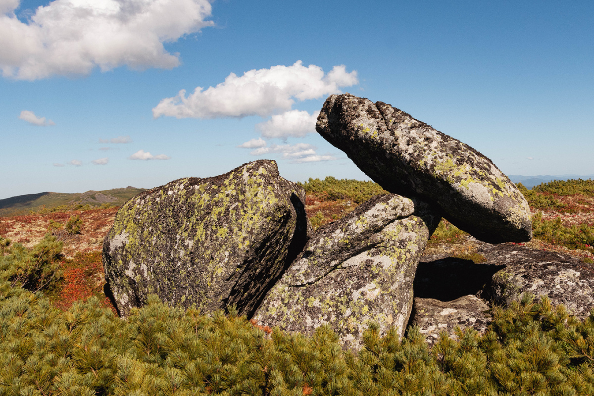каменный гриб на горе Останцовой 