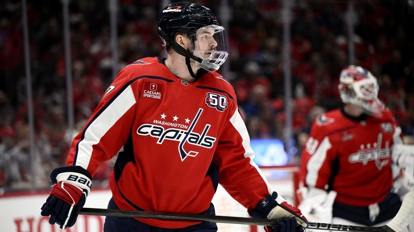     Защитник «Вашингтона» Александр Алексеев AP Nick Wass
