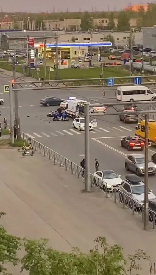    Фото: скриншот из видео в телеграм-канале «Мегаполис | ДТП и ЧП | Санкт-Петербург | Питер».