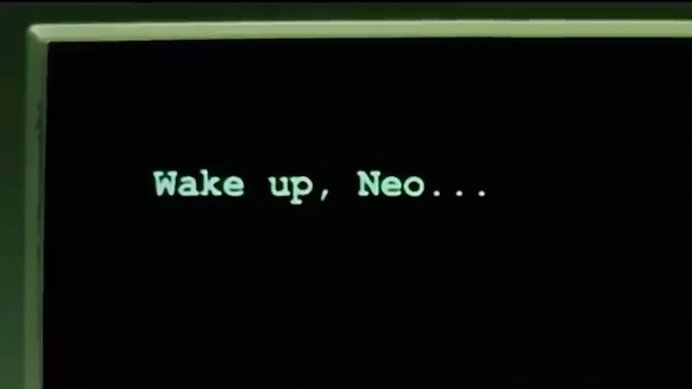 Кадр из фильма «Матрица» (1999)