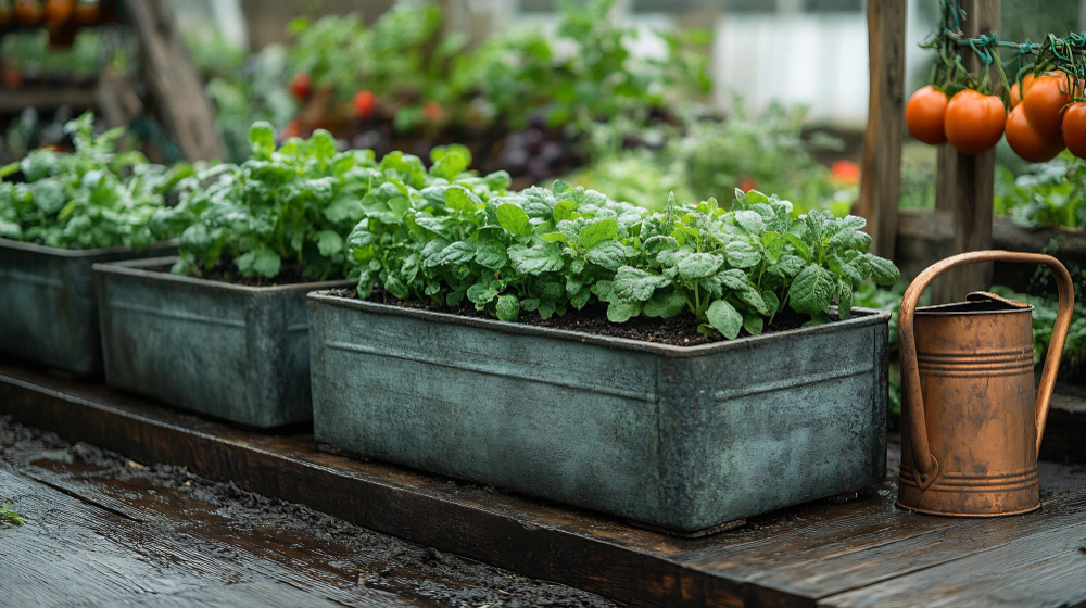 Вариант контейнерного выращивания растений