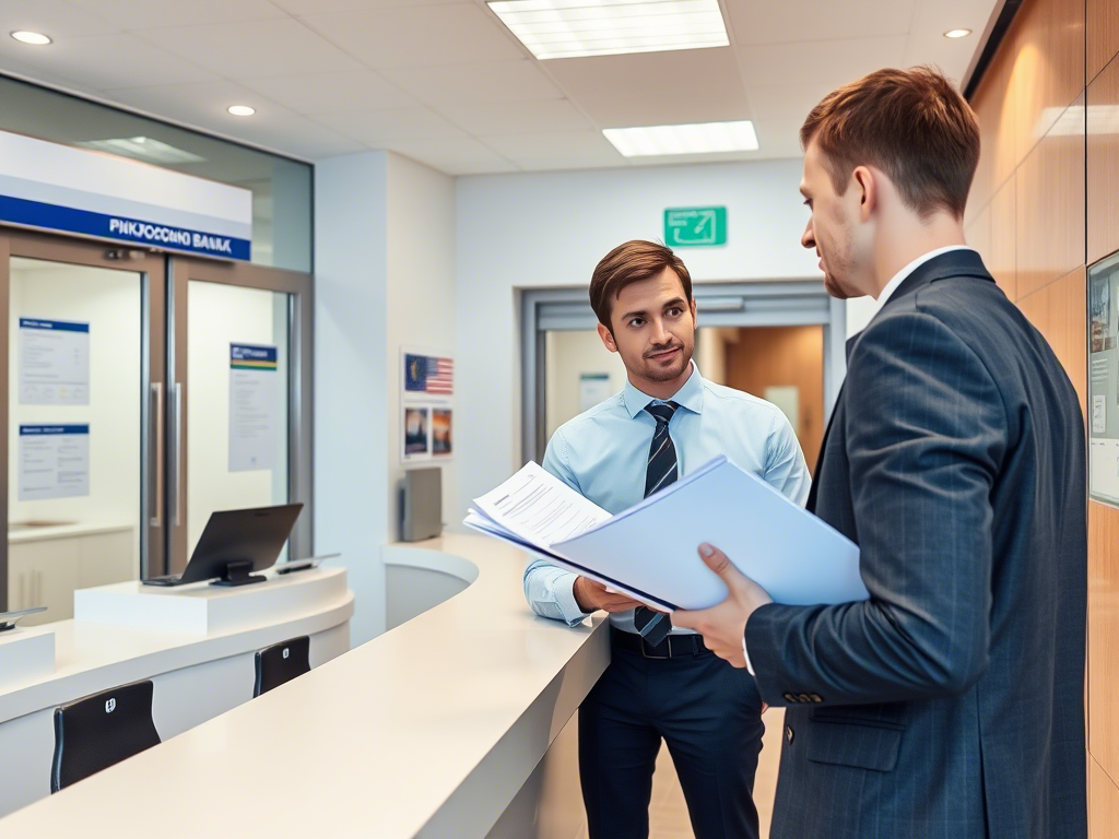 Сотрудник банка объясняет человеку, что тако "полная стоимость кредита".