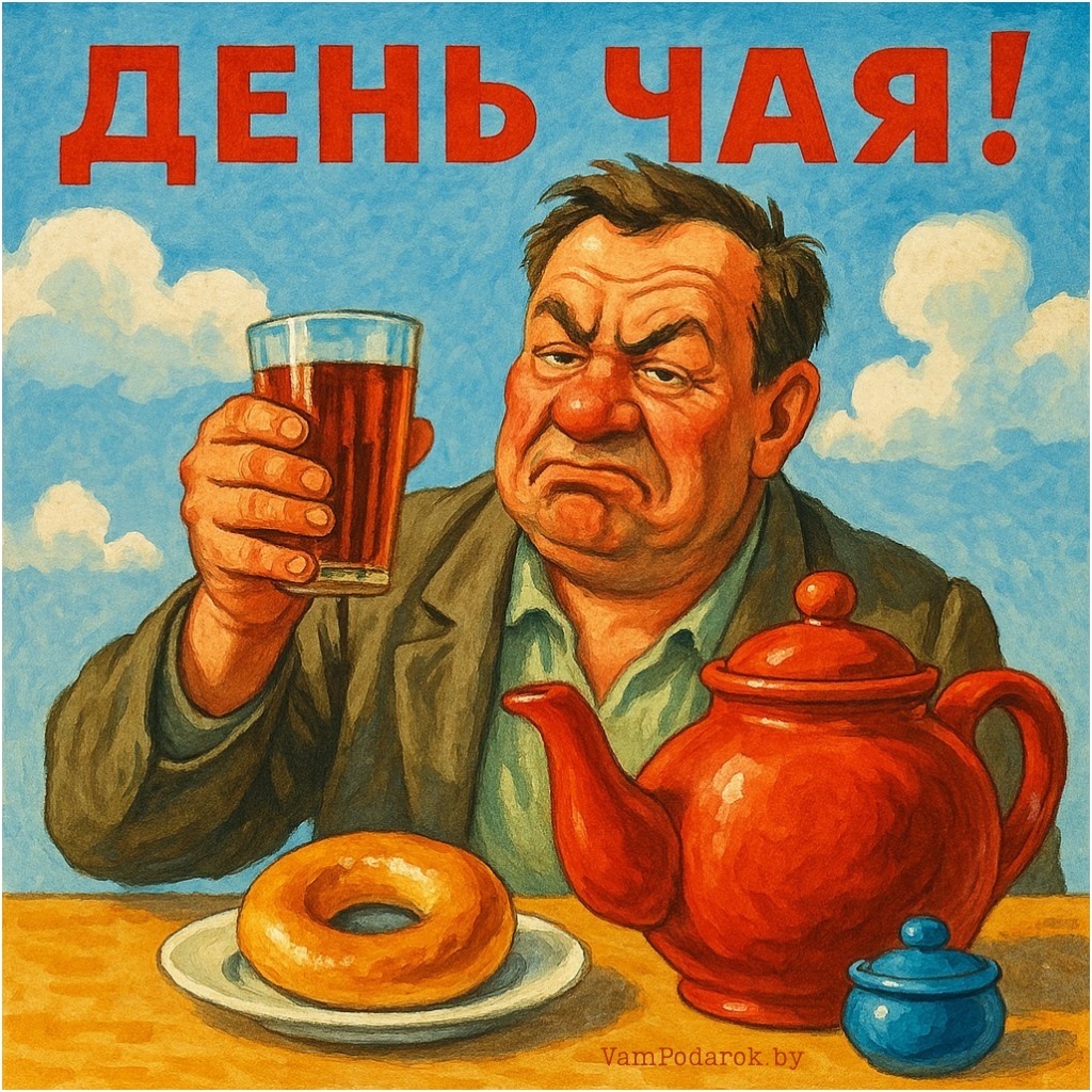 Международный день чая - открытка