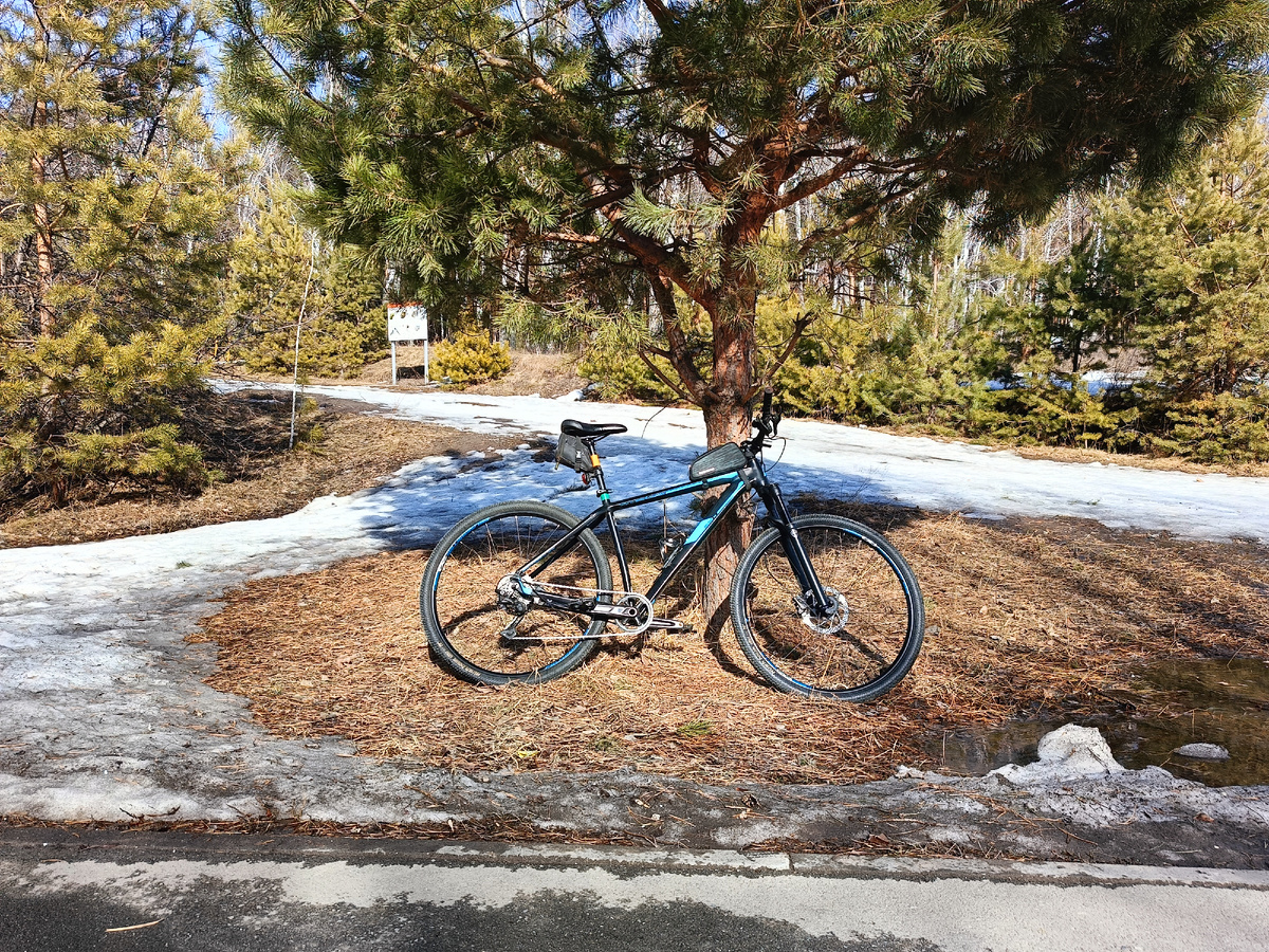 Первая покатуха 2025 года на старом велосипеде