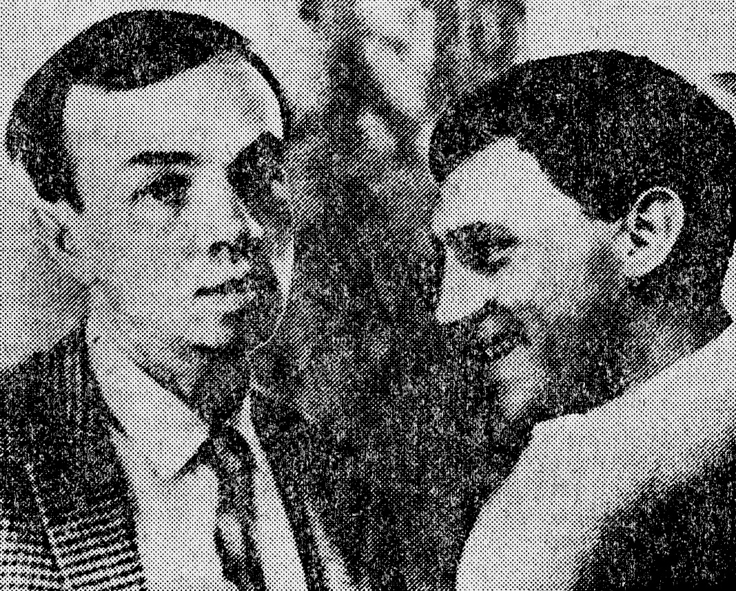 А. Вознесенский и В. Высоцкий. 1967 год. 