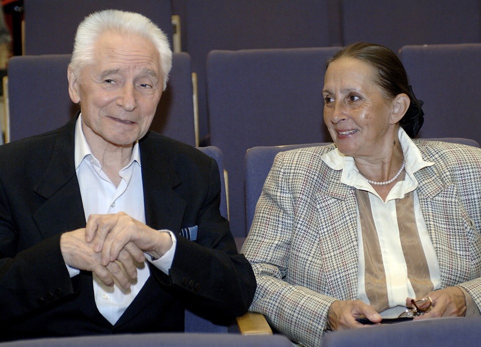    Хореограф Юрий Григорович и его супруга, балерина Наталья Бессмертнова. Фото: ITAR-TASS.