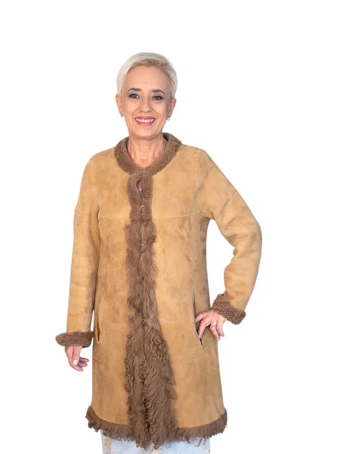 Переделка двусторонней дубленки. Ателье Ирины Берзиной.