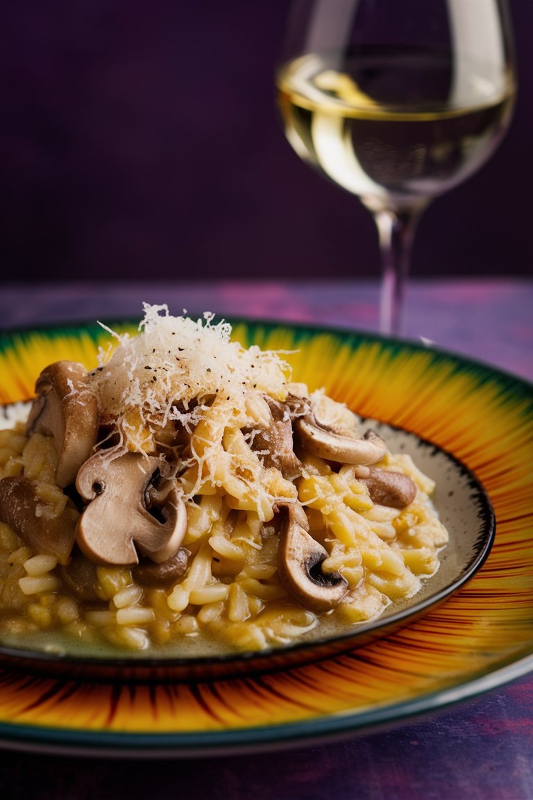 Ризотто с грибами - паста