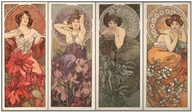 Муха. Драгоценные камни. 1900.