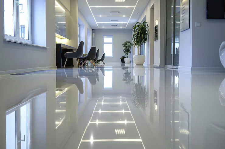 Наливные полы для офиса