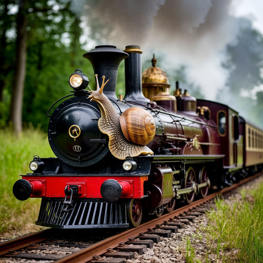 Улитка на паровозе 