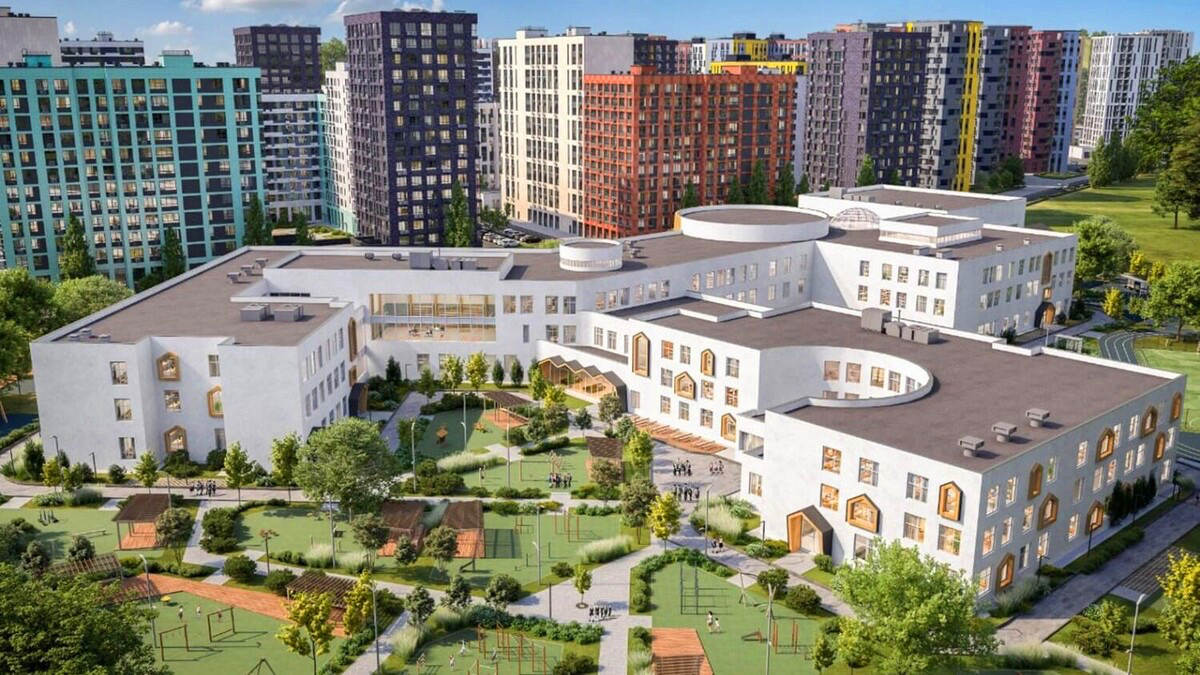 Филиал школы 109 построят в Новой Москве по концессии между А101 и мэрией Москвы. Фото: А101