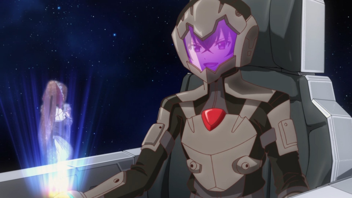 Кадр из аниме "Я злой лорд межгалактической империи!"