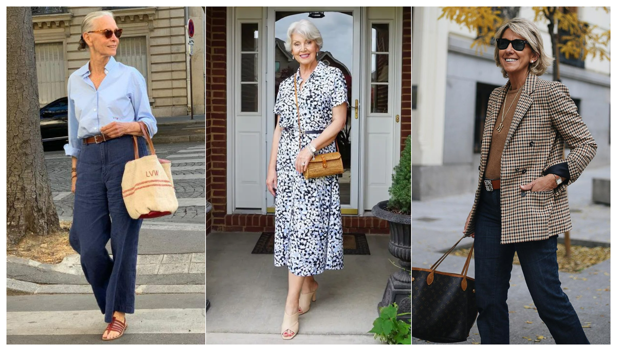 Обратили внимание, что у всех женщин седой волос? Это тоже сейчас набирает популярность - естественность превыше всего