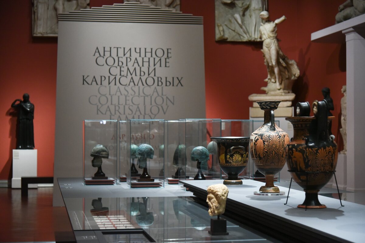 Фрагмент экспозиции в ГМИИ