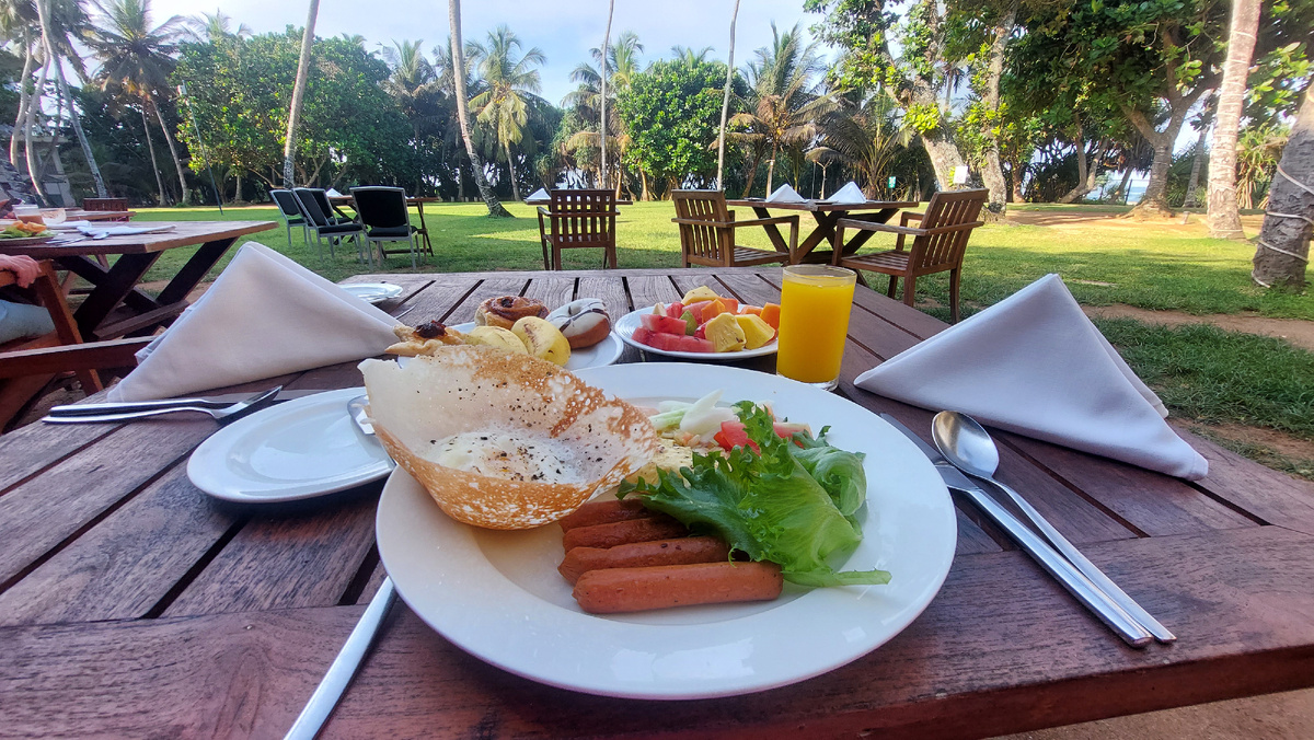 Моя отпускной завтрак😁