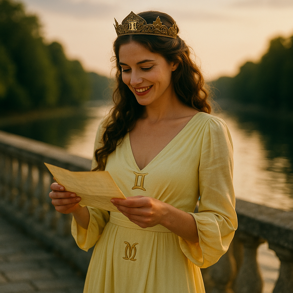 «М» - Михайловна , да еще и знак ее солнца Близнец )