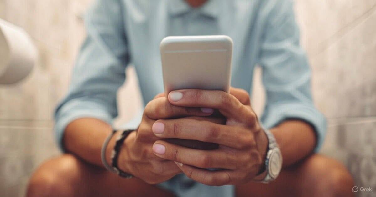    Долгое сидение в туалете может привести к проблемам со здоровьем: варикозное расширение вен, геморрой, инфекции и другие. Так что делать там личный кабинет — плохая идея.