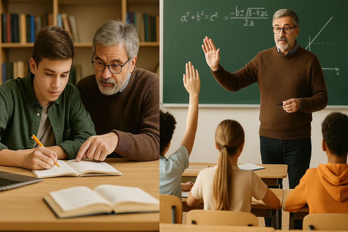 Репетитор и работа в классе