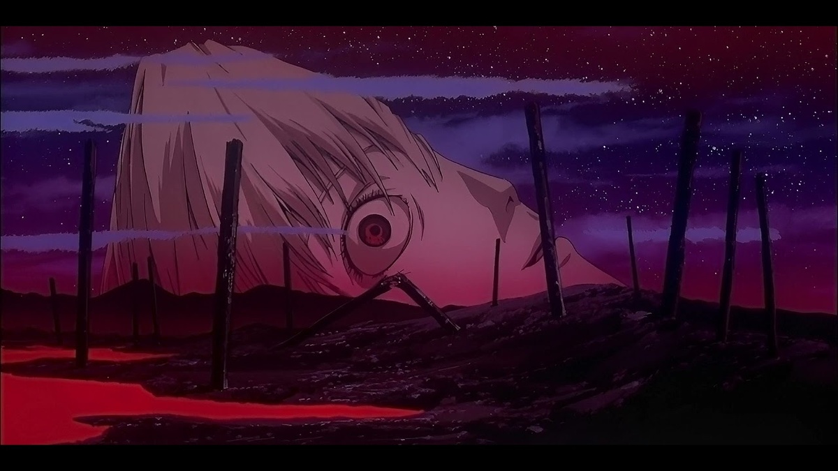 Один из кадров фильма "The end of Evangelion"