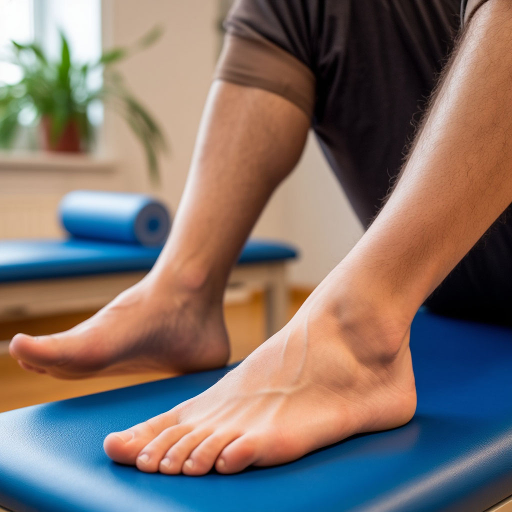 Рис.:  лечебная физкультура при плоскостопии.