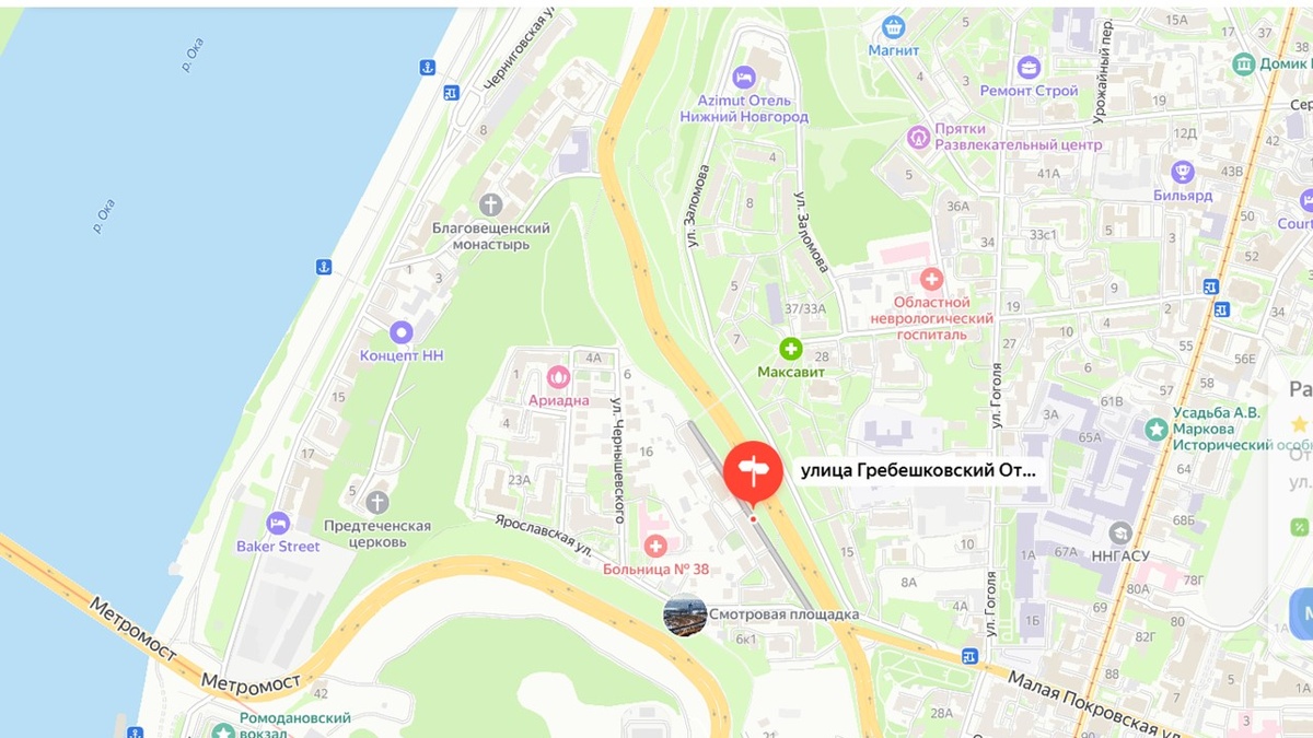 На Гребешке уместились всего четыре улицы: Ярославская (Гребешковская), Гребешковский откос, Чернышевского (Старо-Никольская), Соревнований (Ново-Никольская) и переулок Казбекский ( Гребешковский переулок)