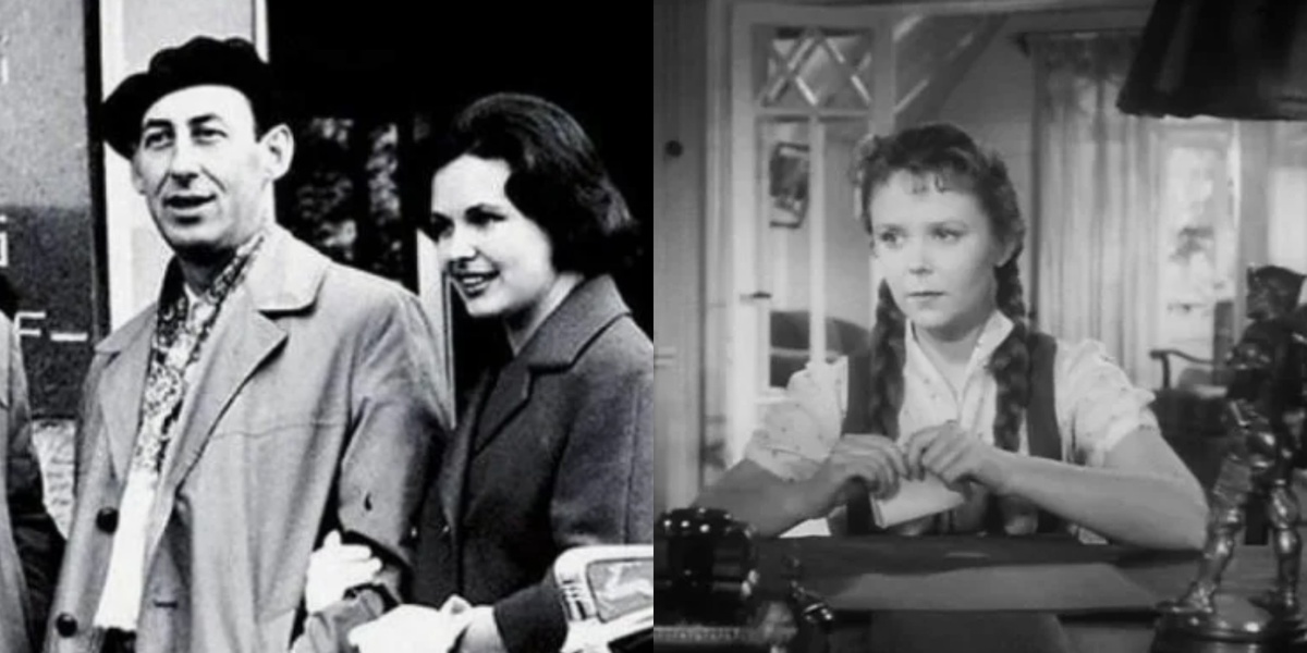 на фото слева Владимир Басов с Натальей Фатеевой, справа Роза Макагонова