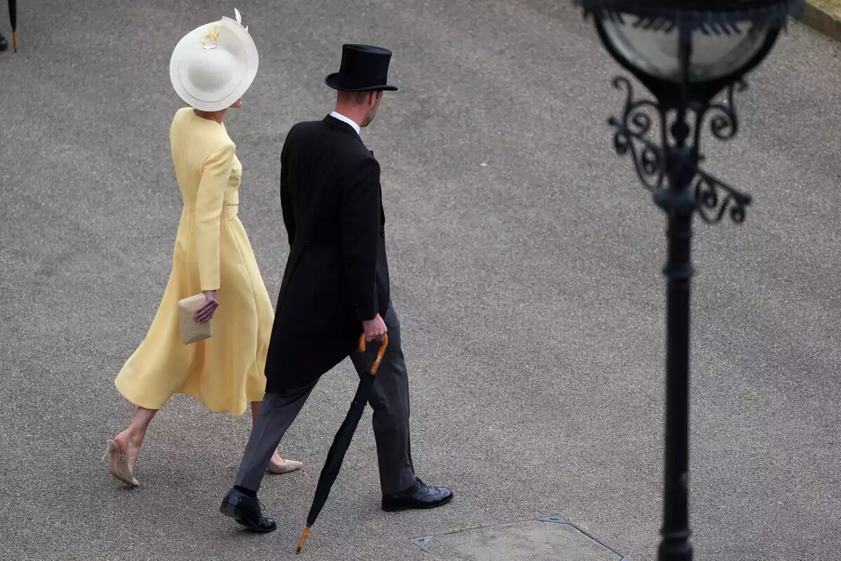 Кейт Миддлтон и принц Уильям 20 мая 2025 года.