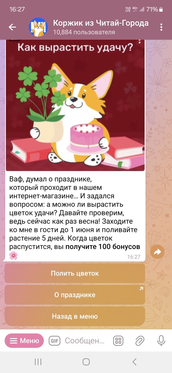 Скрин лк ТГ