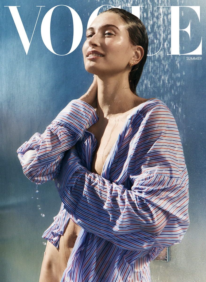    Хейли Бибер. Фото: обложка журнала Vogue
