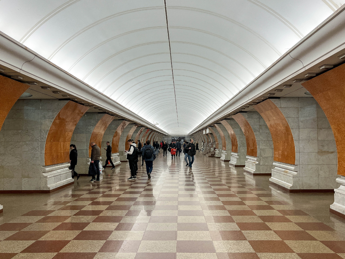 Станция Парк Победы. Фото автора