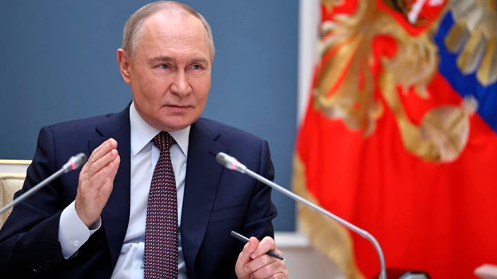    Владимир Путин. ФОТО: Alexander Kazakov/Kremlin Pool/ Global Look Press