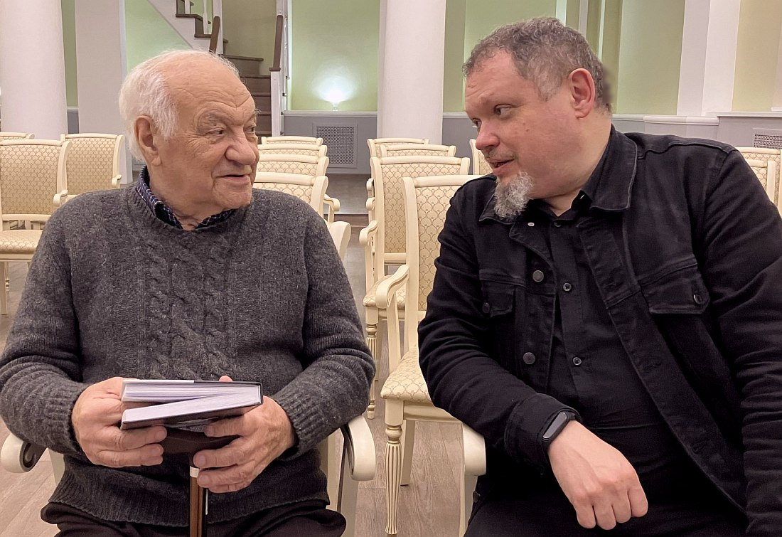 Владимир Фейертаг и Кирилл Мошков, март 2023 г. (фото: Наталья Кравченко)